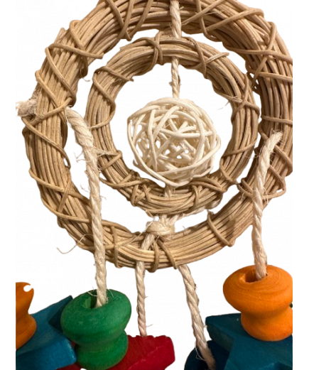 Parrot-Supplies Stars Of The Universe Vine Munch Ball Parrot Toy Parrot-Supplies Stars Of The Universe Vine Munch Ball Parrot Toy